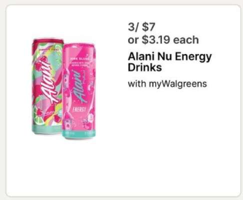 Alani Nu Energy Drinks