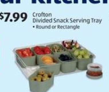 Crofton Divided Snack Serving Tray
