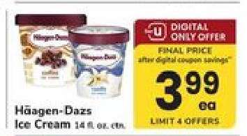 Häagen Dazs Ice Cream