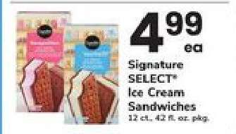 Signature SELECT Ice Cream Sandwiches