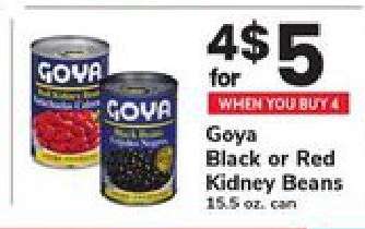 Goya Black or Red Kidney Beans