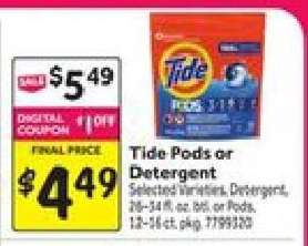 Tide Pods or Detergent