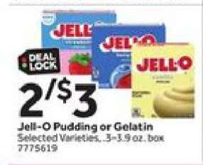 Jell-O Pudding or Gelatin