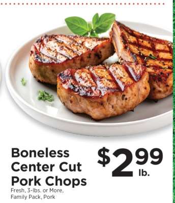 Boneless Center Cut Pork Chops