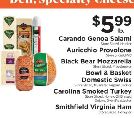 Deli, Specialty Cheese