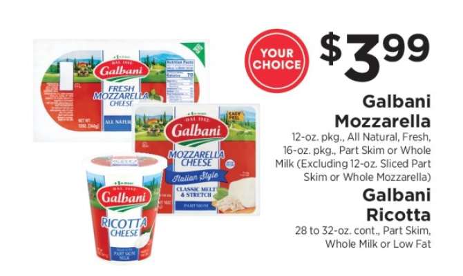Galbani Mozzarella / Galbani Ricotta