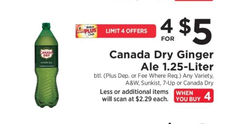 Canada Dry Ginger Ale 1.25-Liter