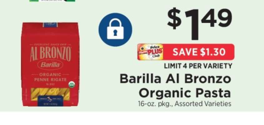 Barilla Al Bronzo Organic Pasta