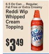 Reddi Wip Whipped Cream Topping