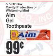 Aim Gel Toothpaste