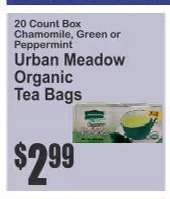 Urban Meadow Organic Tea Bags