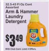 Arm & Hammer Laundry Detergent