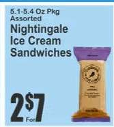 Nightingale Ice Cream Sandwiches