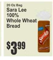Sara Lee 100% Whole Wheat Bread
