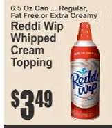 Reddi Wip Whipped Cream Topping