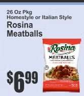 Rosina Meatballs