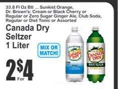 Canada Dry Seltzer