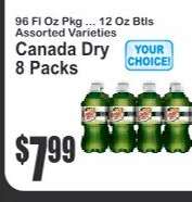 Canada Dry 8 Packs