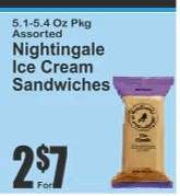 Nightingale Ice Cream Sandwiches