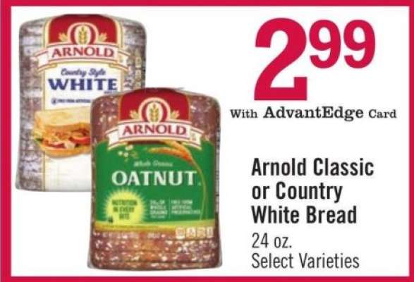 Arnold Classic or Country White Bread