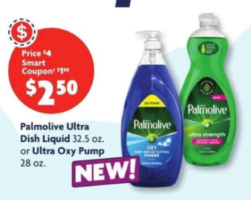 Palmolive Ultra Dish Liquid or Ultra Oxy Pump