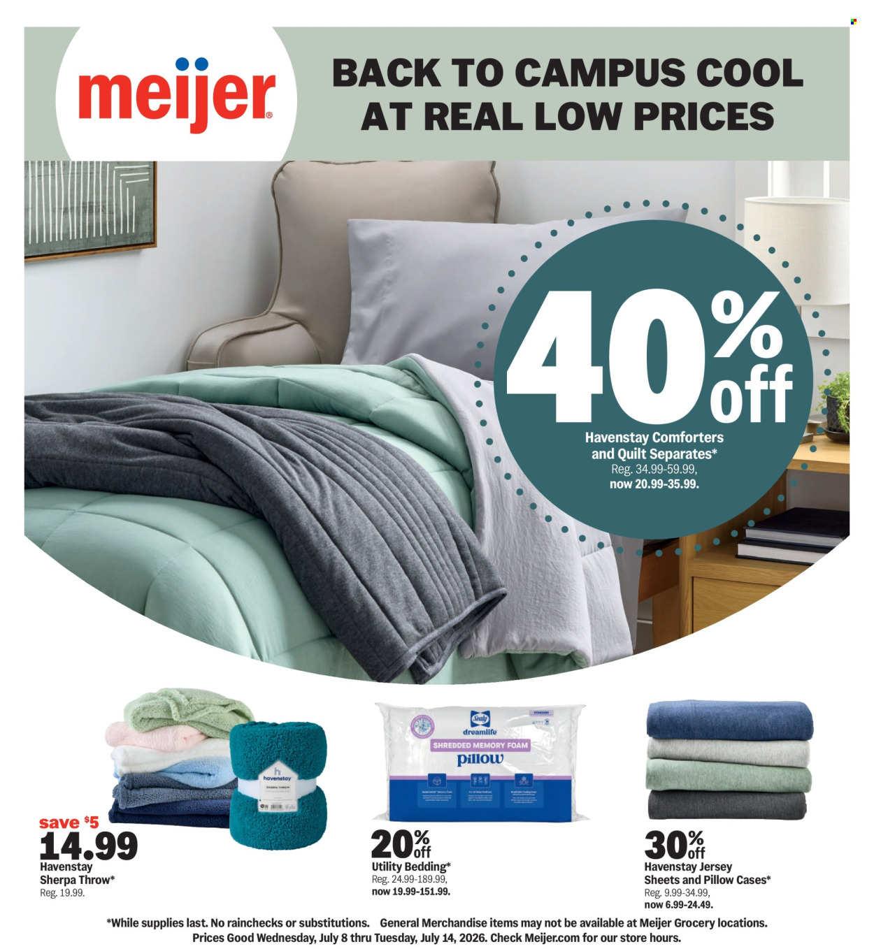 Meijer ad  - 07.08.2026 - 07.14.2026. Page 1