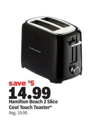 Hamilton Beach 2 Slice Cool Touch Toaster*