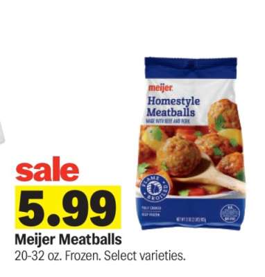 Meijer Meatballs