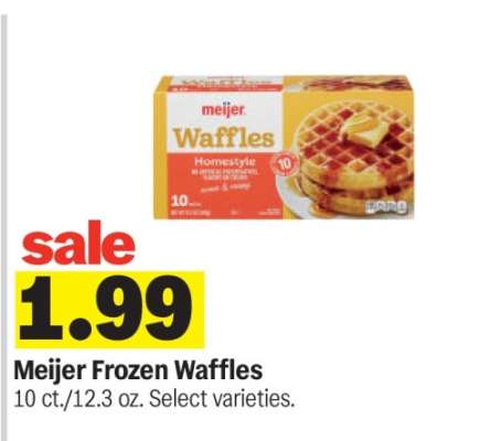 Meijer Frozen Waffles