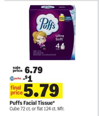 Puffs Facial Tissue*