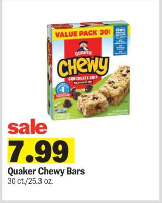 Quaker Chewy Bars