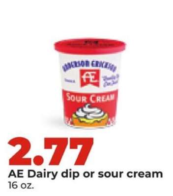 AE Dairy dip or sour cream