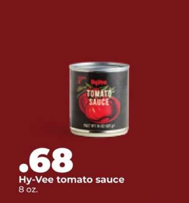 Hy-Vee tomato sauce