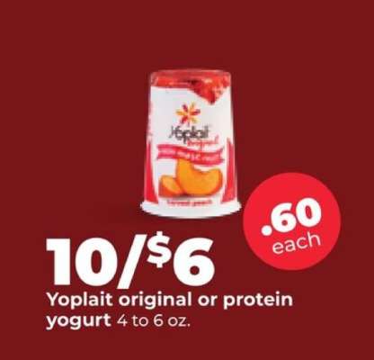 Yoplait Original or Protein Yogurt