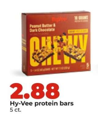 Hy-Vee protein bars