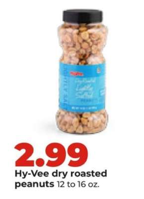Hy-Vee dry roasted peanuts