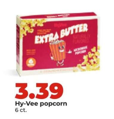 Hy-Vee popcorn