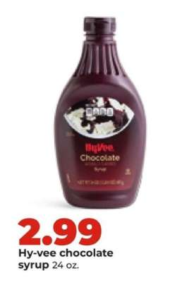 Hy-Vee chocolate syrup