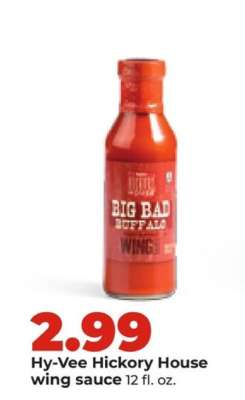 Hy-Vee Hickory House wing sauce