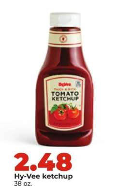 Hy-Vee ketchup
