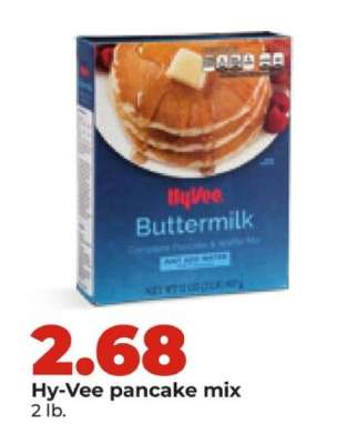 Hy-Vee pancake mix