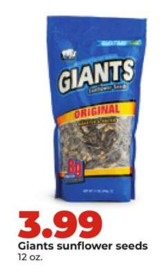 Giants Sunflower Seeds