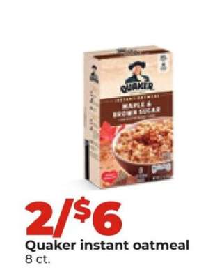 Quaker Instant Oatmeal