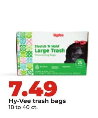 Hy-Vee trash bags