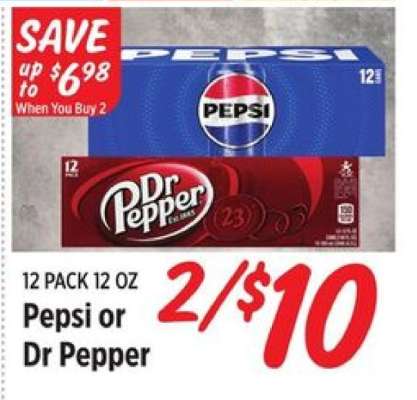 Pepsi or Dr Pepper