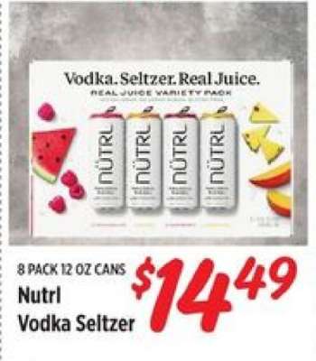NÜTRL vodka seltzer