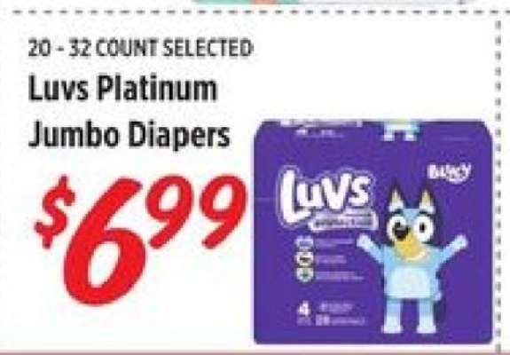 Luvs Platinum Jumbo Diapers