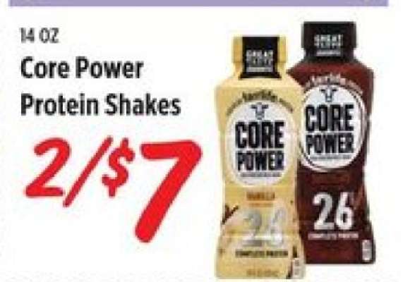 Core Power protein shakes