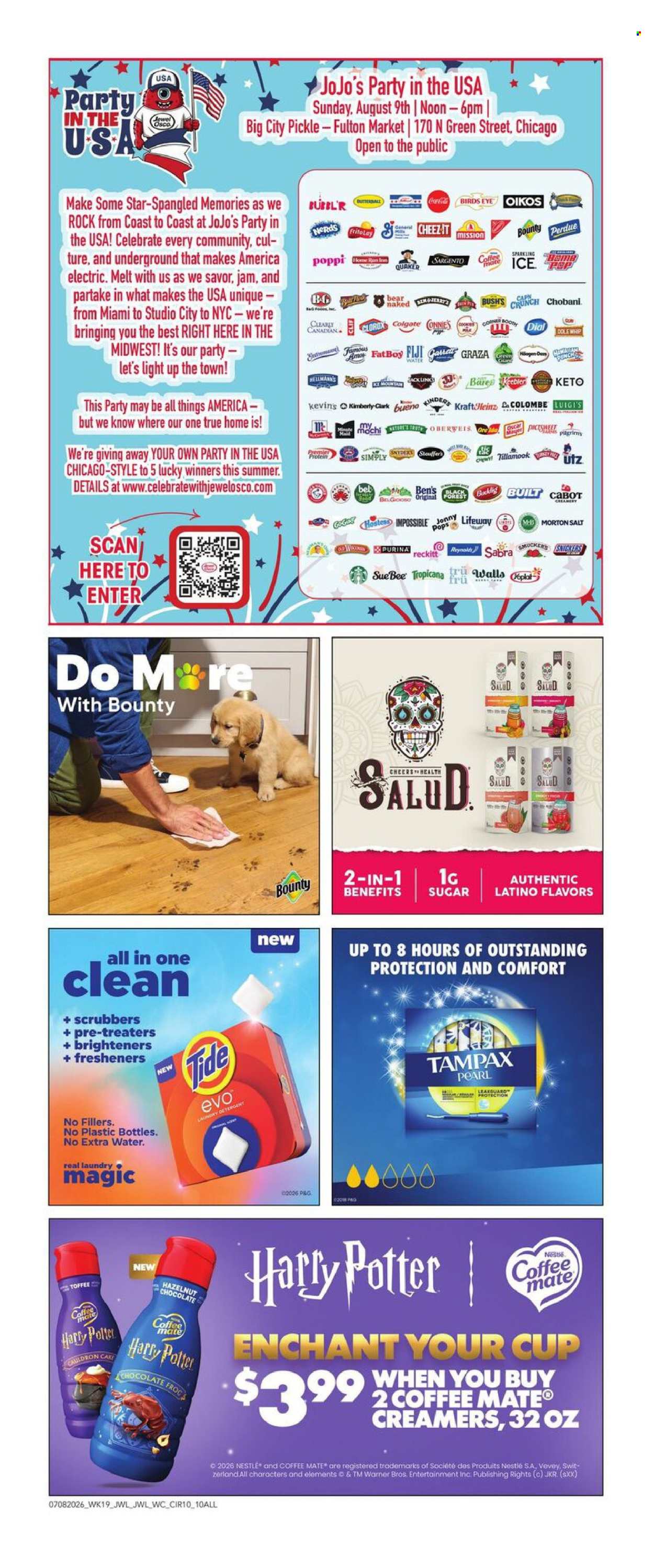 Jewel Osco ad  - 07.08.2026 - 07.14.2026. Page 10