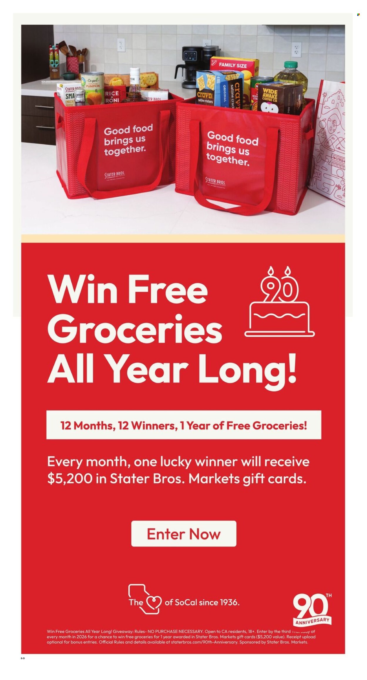 Stater Bros. ad  - 07.08.2026 - 07.14.2026. Page 8